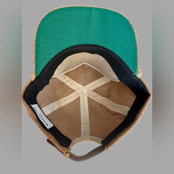 NWOT Vintage Banks Corduroy Rope Hat Brown Imperial Caps Denver NEW Unworn - Picture 5 of 8